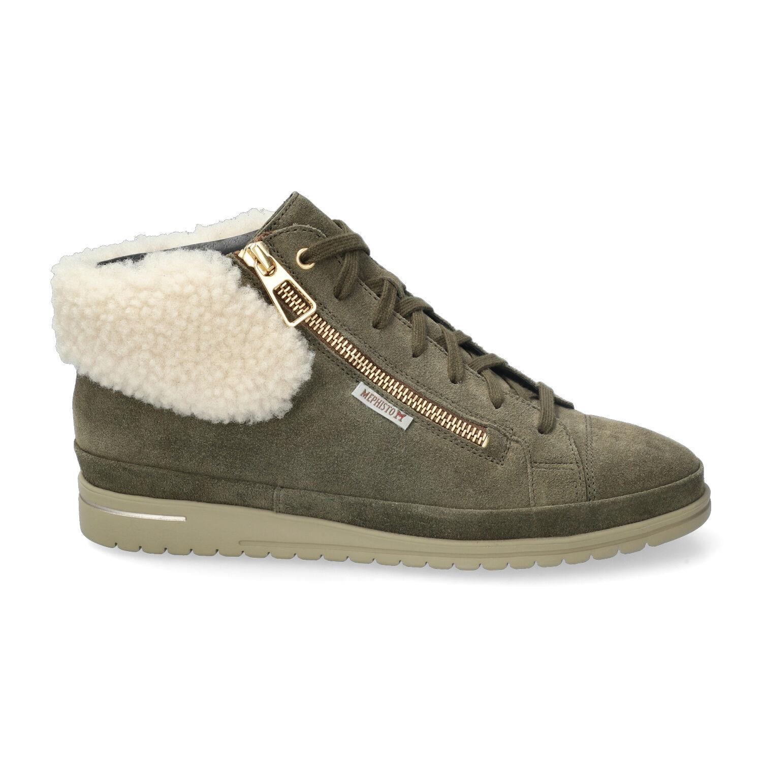 bottines femme modèle Julinka vert fonce - Mephisto